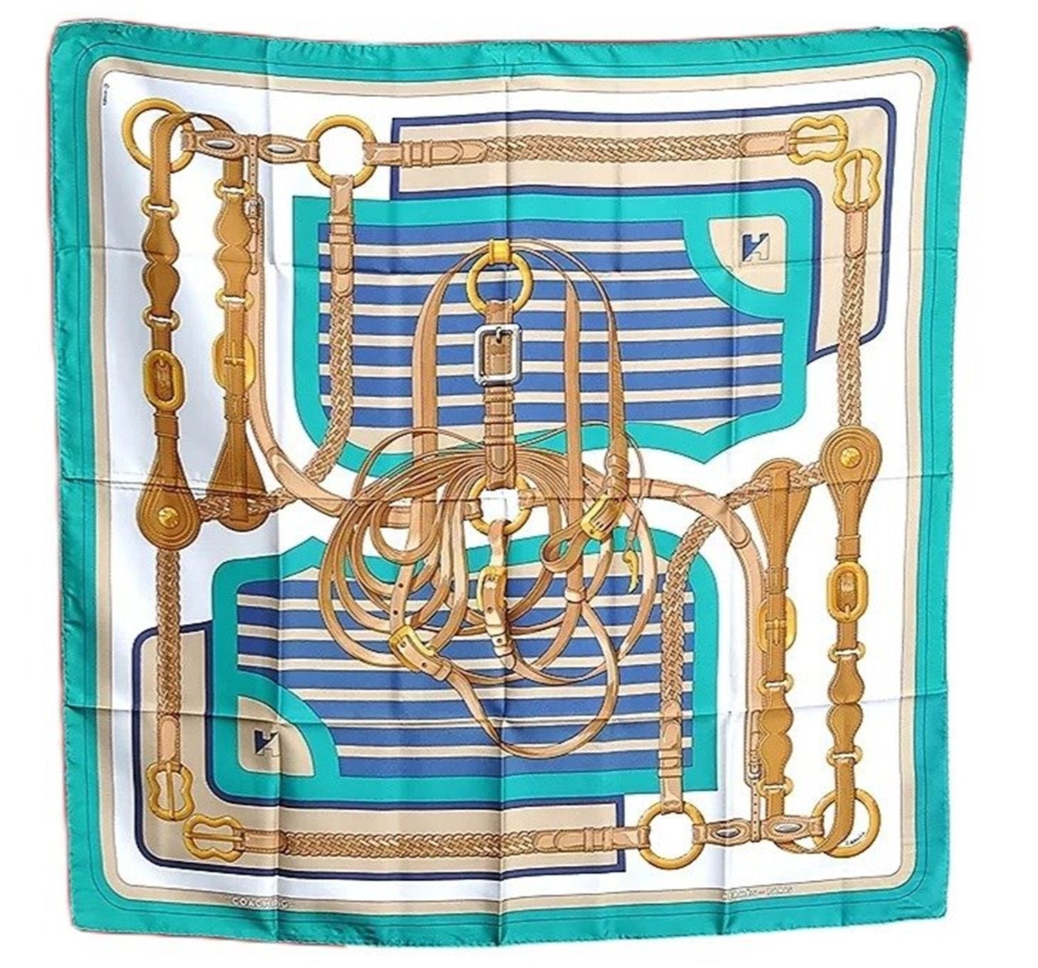 Authentic HERMES Carre 90 Scarf 