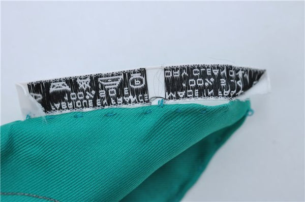 Authentic HERMES Carre 90 Scarf "COACHING" Silk Green J5447