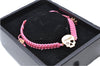 Authentic GaGaMILANO Anklet Skull Motif Canvas Pink Box J5456