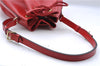 Authentic Louis Vuitton Epi Noe Shoulder Drawstring Bag Red M44007 LV J5508