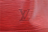 Authentic Louis Vuitton Epi Noe Shoulder Drawstring Bag Red M44007 LV J5508