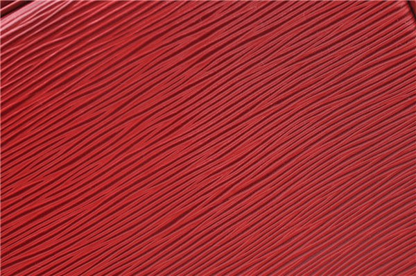 Authentic Louis Vuitton Epi Noe Shoulder Drawstring Bag Red M44007 LV J5508