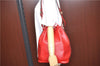 Authentic Louis Vuitton Epi Noe Shoulder Drawstring Bag Red M44007 LV J5508