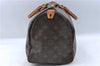 Authentic Louis Vuitton Monogram Speedy 35 Hand Boston Bag M41524 LV J5513