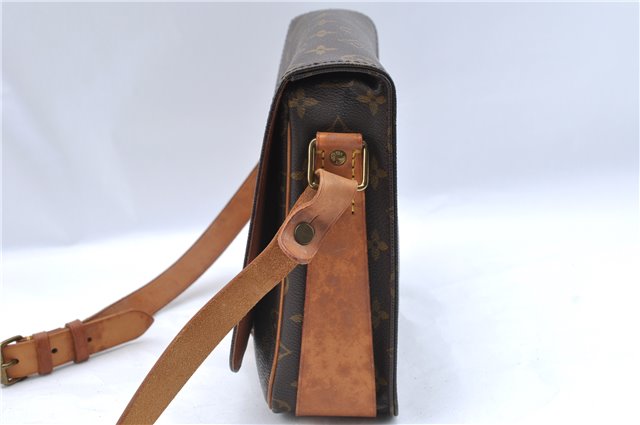 Authentic Louis Vuitton Monogram Cartouchiere GM M51252 Shoulder Cross Bag J5529