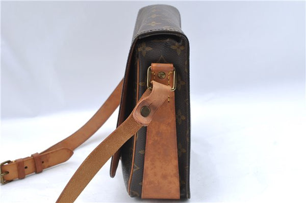 Authentic Louis Vuitton Monogram Cartouchiere GM M51252 Shoulder Cross Bag J5529
