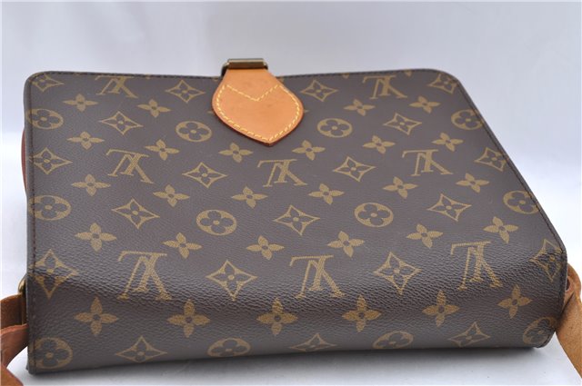 Authentic Louis Vuitton Monogram Cartouchiere GM M51252 Shoulder Cross Bag J5529
