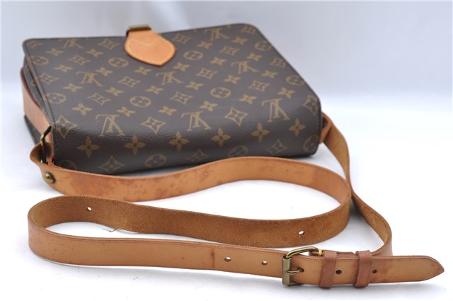 Authentic Louis Vuitton Monogram Cartouchiere GM M51252 Shoulder Cross Bag J5529