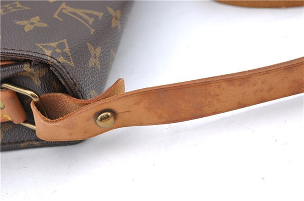 Authentic Louis Vuitton Monogram Cartouchiere GM M51252 Shoulder Cross Bag J5529