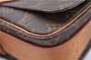 Authentic Louis Vuitton Monogram Cartouchiere GM M51252 Shoulder Cross Bag J5529