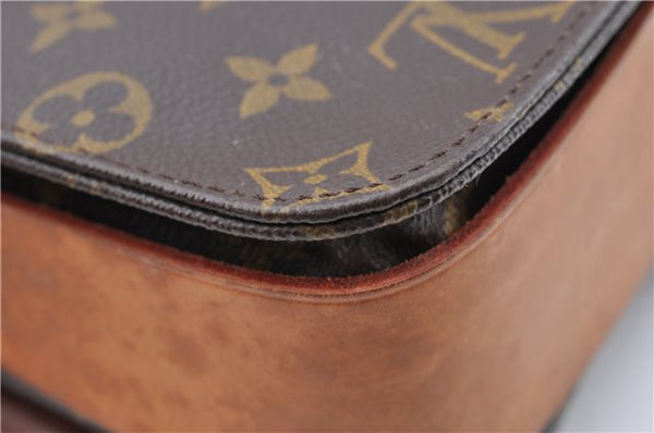 Authentic Louis Vuitton Monogram Cartouchiere GM M51252 Shoulder Cross Bag J5529
