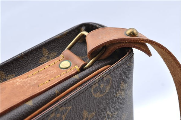 Authentic Louis Vuitton Monogram Cartouchiere GM M51252 Shoulder Cross Bag J5529