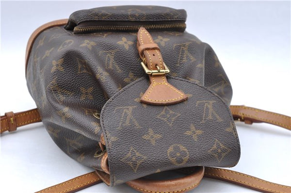 Authentic Louis Vuitton Monogram Montsouris PM Backpack M51137 LV J5544
