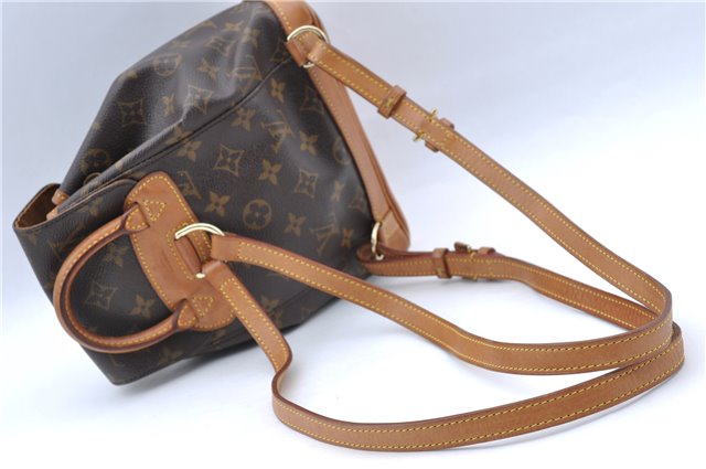 Authentic Louis Vuitton Monogram Montsouris PM Backpack M51137 LV J5544