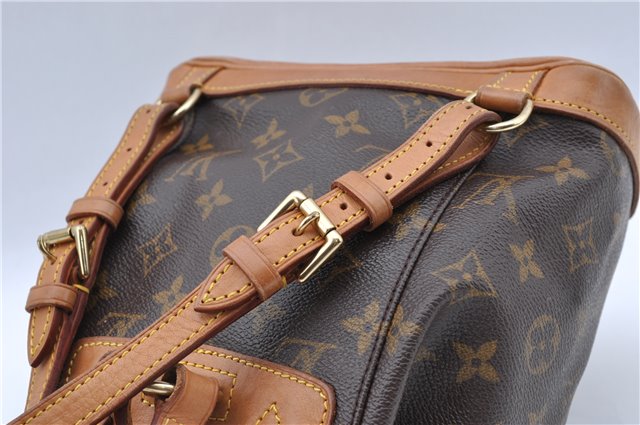 Authentic Louis Vuitton Monogram Montsouris PM Backpack M51137 LV J5544