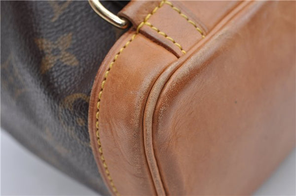 Authentic Louis Vuitton Monogram Montsouris PM Backpack M51137 LV J5544