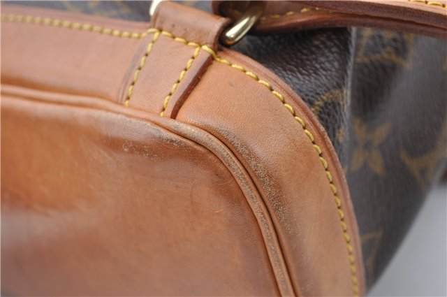 Authentic Louis Vuitton Monogram Montsouris PM Backpack M51137 LV J5544