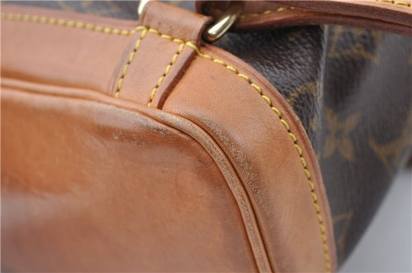 Authentic Louis Vuitton Monogram Montsouris PM Backpack M51137 LV J5544