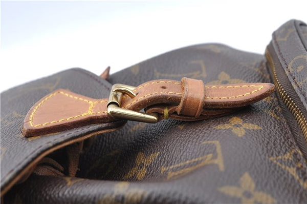 Authentic Louis Vuitton Monogram Montsouris PM Backpack M51137 LV J5544