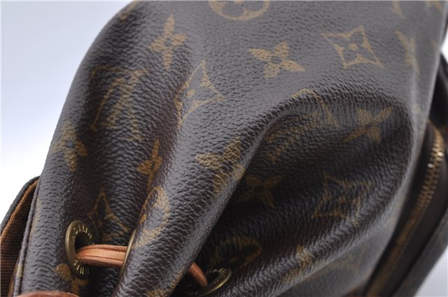 Authentic Louis Vuitton Monogram Montsouris PM Backpack M51137 LV J5544