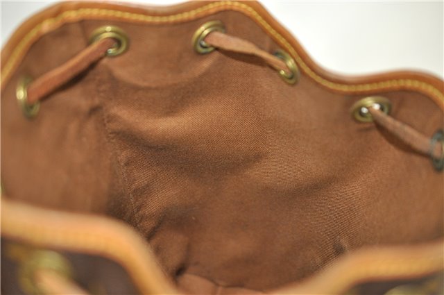 Authentic Louis Vuitton Monogram Montsouris PM Backpack M51137 LV J5544