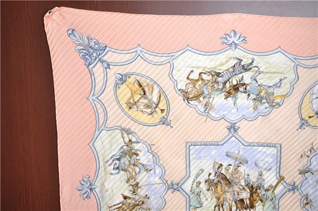 Authentic HERMES Pleats Scarf 