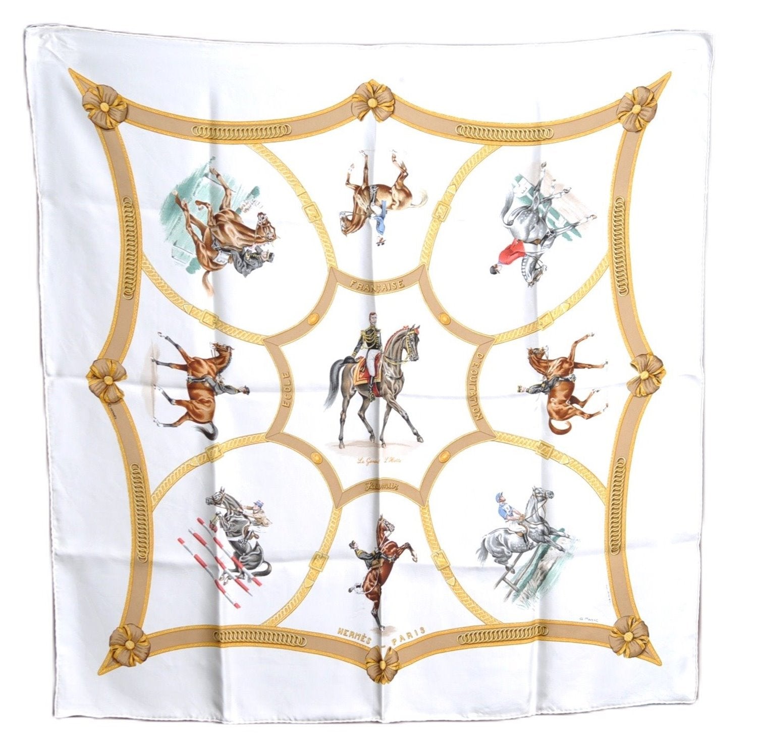 Authentic HERMES Carre 90 Scarf 