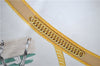 Authentic HERMES Carre 90 Scarf "ECOLE FRANCAISE D'EQUITATION" Silk White J5560