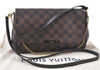 Authentic Louis Vuitton Damier Favorite MM 2Way Shoulder Bag N41129 LV J5565