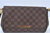 Authentic Louis Vuitton Damier Favorite MM 2Way Shoulder Bag N41129 LV J5565
