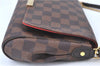 Authentic Louis Vuitton Damier Favorite MM 2Way Shoulder Bag N41129 LV J5565