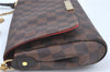 Authentic Louis Vuitton Damier Favorite MM 2Way Shoulder Bag N41129 LV J5565