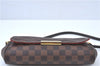 Authentic Louis Vuitton Damier Favorite MM 2Way Shoulder Bag N41129 LV J5565
