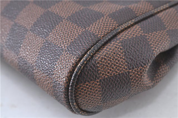 Authentic Louis Vuitton Damier Favorite MM 2Way Shoulder Bag N41129 LV J5565