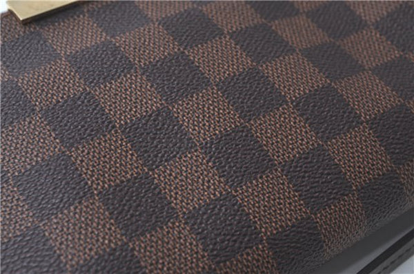 Authentic Louis Vuitton Damier Favorite MM 2Way Shoulder Bag N41129 LV J5565