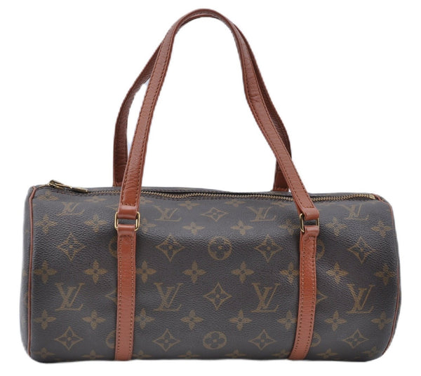 Authentic Louis Vuitton Monogram Papillon 30 Hand Bag Old Model LV J5566