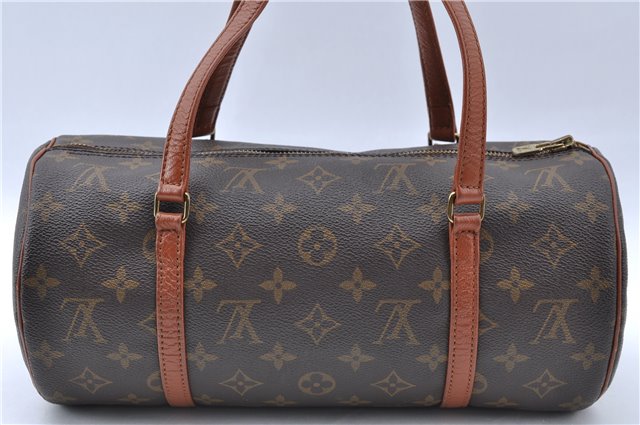 Authentic Louis Vuitton Monogram Papillon 30 Hand Bag Old Model LV J5566