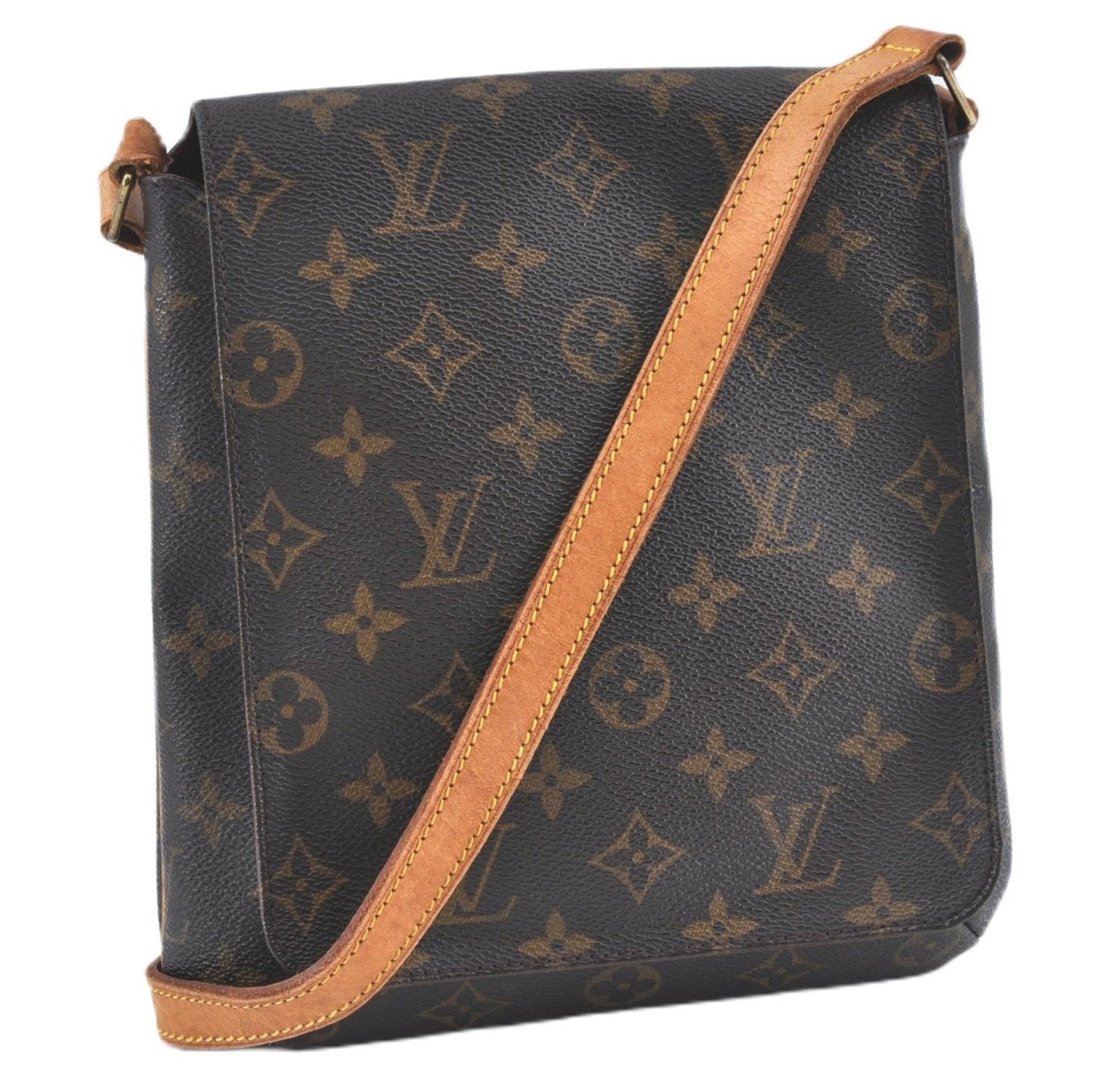 Authentic Louis Vuitton Monogram Musette Salsa Shoulder Cross Body Bag LV J5567