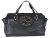 Authentic GUCCI Shoulder Tote Bag Purse Leather 121551 Black J5576