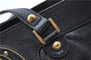 Authentic GUCCI Shoulder Tote Bag Purse Leather 121551 Black J5576