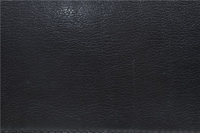 Authentic GUCCI Shoulder Tote Bag Purse Leather 121551 Black J5576