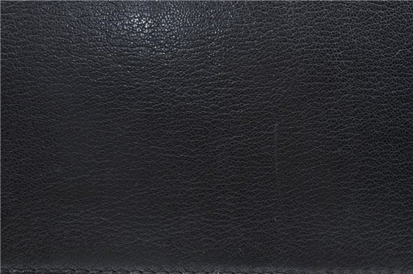 Authentic GUCCI Shoulder Tote Bag Purse Leather 121551 Black J5576