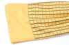 Authentic HERMES Ascot Tie Necktie Belt Pattern Silk Yellow J5577