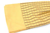 Authentic HERMES Ascot Tie Necktie Belt Pattern Silk Yellow J5577