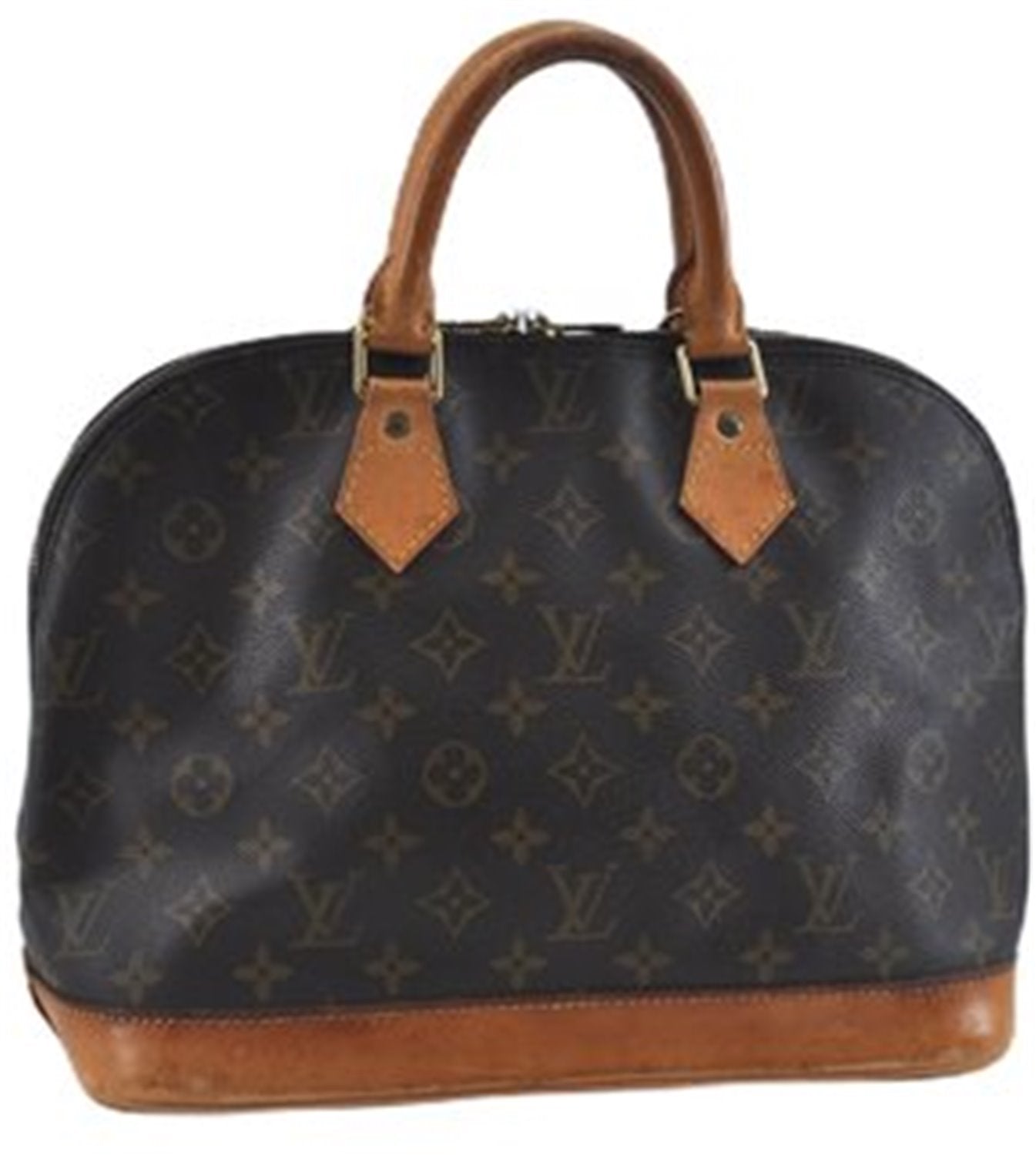 Authentic Louis Vuitton Monogram Alma Hand Bag Purse M51130 LV J5584