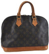 Authentic Louis Vuitton Monogram Alma Hand Bag Purse M51130 LV J5584
