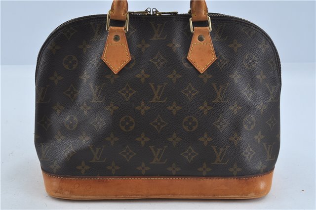 Authentic Louis Vuitton Monogram Alma Hand Bag Purse M51130 LV J5584