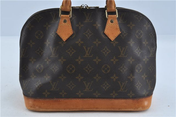 Authentic Louis Vuitton Monogram Alma Hand Bag Purse M51130 LV J5584