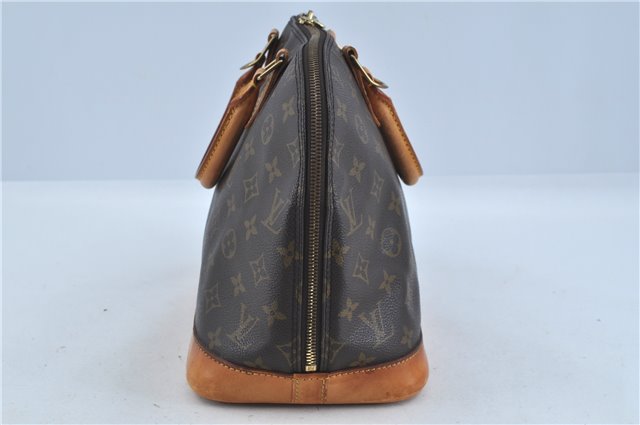 Authentic Louis Vuitton Monogram Alma Hand Bag Purse M51130 LV J5584