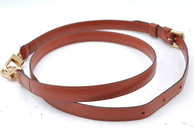 Authentic Louis Vuitton Leather Shoulder Strap Brown Size 40.2-46.5